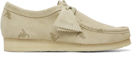Мужские дерби Clarks Originals Wallabee, бежевые