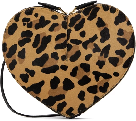 Женская сумка ALAÏA Le Coeur, коричневая