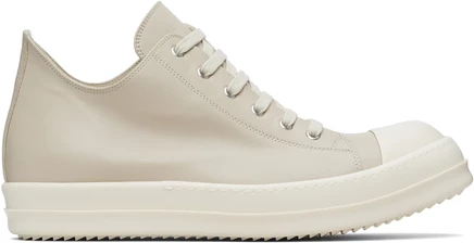 Мужские кроссовки Rick Owens Temple Low Sneaks, песочный/молочный