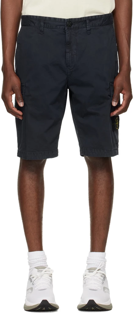 Мужские карго-шорты Stone Island L100018, синие