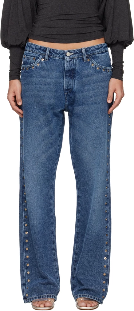 Женские джинсы Paloma Wool Blue Crowd, синие