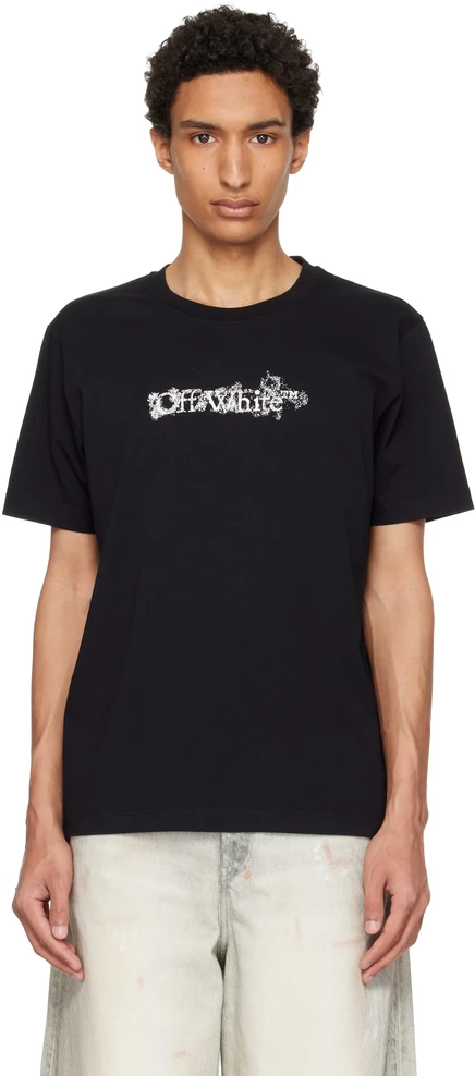 Мужская футболка Off-White Heraldic Arrow Slim, черная