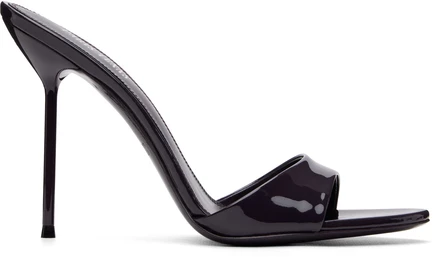 Женские мюли Paris Texas Lidia 105, фиолетово-черные