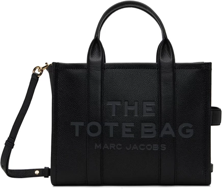 Женская сумка Marc Jacobs The Leather Medium, черная