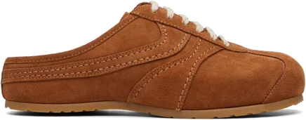 Женские замшевые мюли Dries Van Noten, бежевые