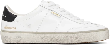 Кроссовки Golden Goose White Soul Star белый/черный