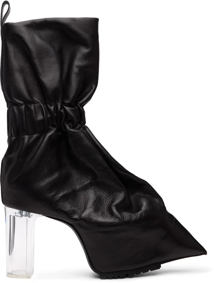 Мужские челси Rick Owens Taquito, черные/прозрачные