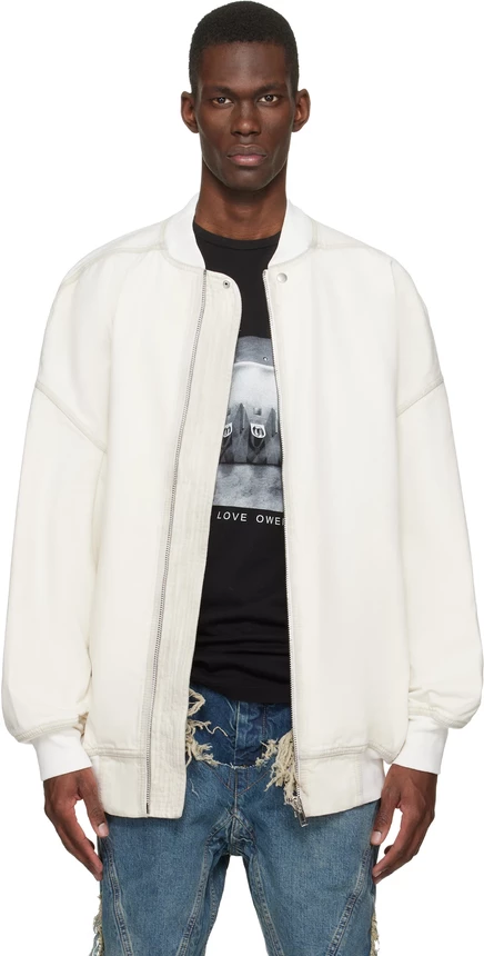 Мужская джинсовая куртка Rick Owens DRKSHDW, молочная