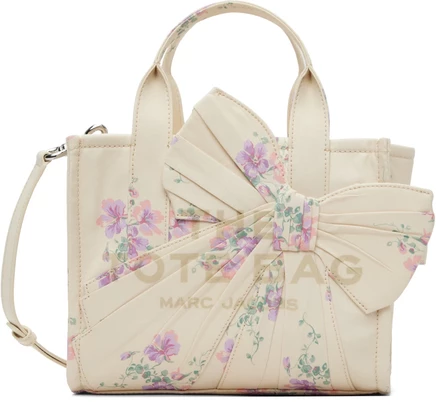 Женская сумка Marc Jacobs The Bow малая, кремовая