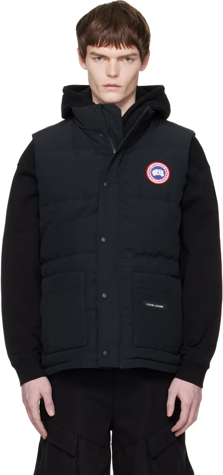 Мужская пуховая жилетка Canada Goose Freestyle Crew, черная