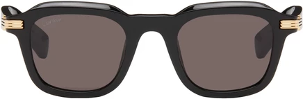Cartier Black 'Première de Cartier' Sunglasses black/black/grey