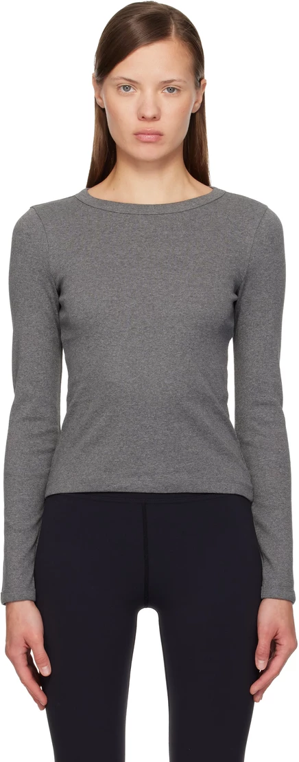 Футболка FLORE FLORE Grey Max melee серая