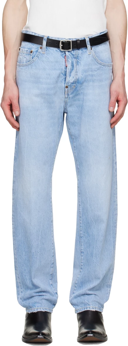 Мужские джинсы DSquared2 642, светло-голубые