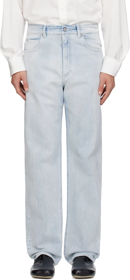 Мужские джинсы MM6 Maison Margiela 5 карманов, голубые