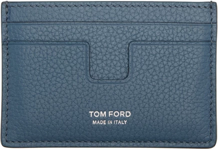 Мужской кардхолдер Tom Ford Classic из кожи, индиго