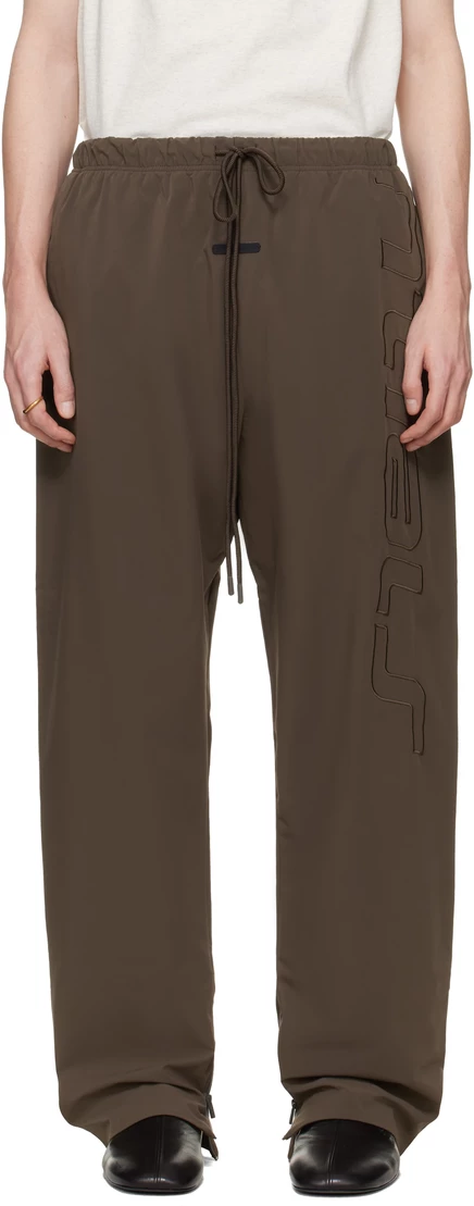 Мужские спортивные брюки Fear of God Essentials, коричневые