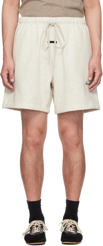 Мужские шорты Fear of God Essentials, овсяный меланж