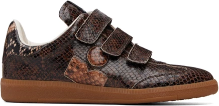Женские кроссовки Isabel Marant Beth, мокко-каштановые