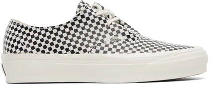 Мужские кроссовки Vans Checkerboard, черно-белые