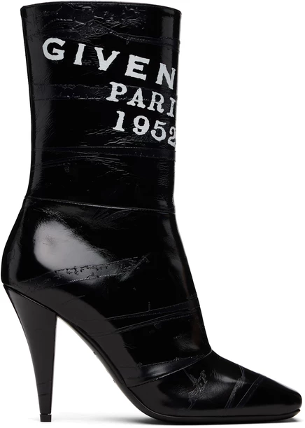 Женские ботильоны Givenchy Sliced Square Tape, черные