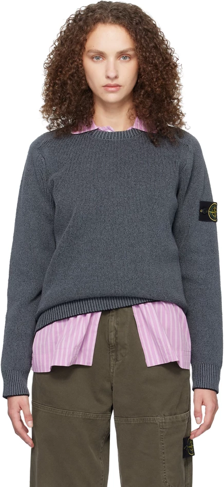 Женский свитер Stone Island 5100033, угольно-серый