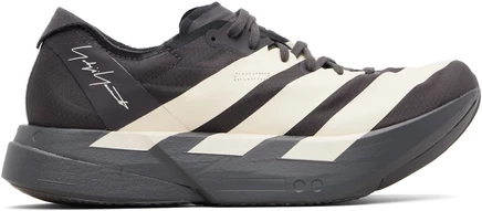 Мужские кроссовки Y-3 ADIOS PRO 4, черно-белые