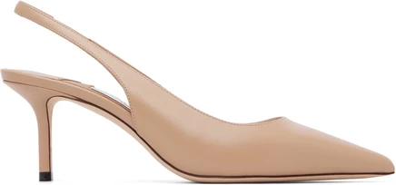 Женские туфли Jimmy Choo Love Sling Back 65, чайные
