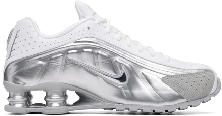 Мужские кроссовки Nike Shox R4 SE, серебристые
