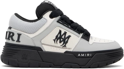 Мужские кроссовки Amiri MA Patch MA-1, пепельно-серые