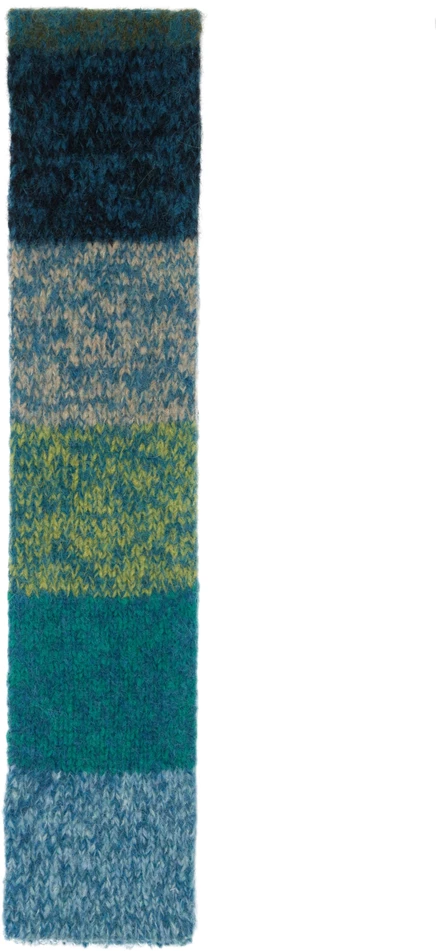 Мужской шарф Dries Van Noten, альпака, разноцветный