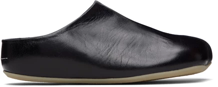 Мокасины MM6 Maison Margiela Black от фабрики Sabot черные