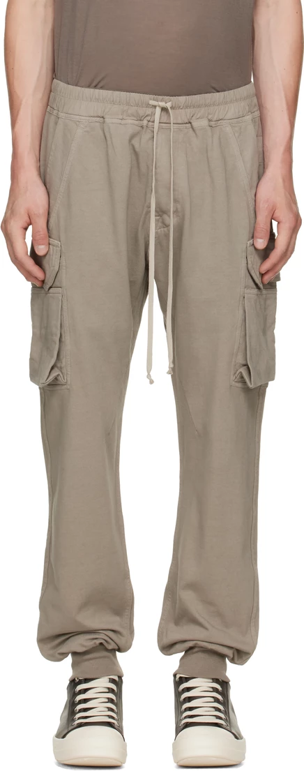Мужские брюки-карго Rick Owens DRKSHDW Mastodon, минеральный