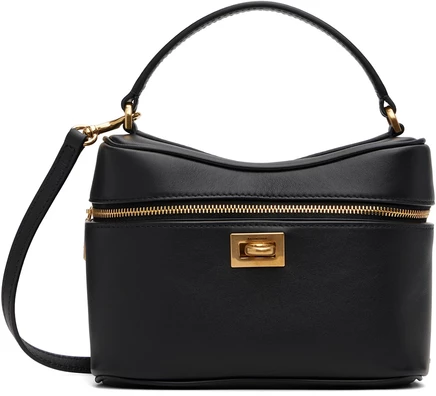 Женская кожаная сумка Balenciaga Rodeo Vanity, черная