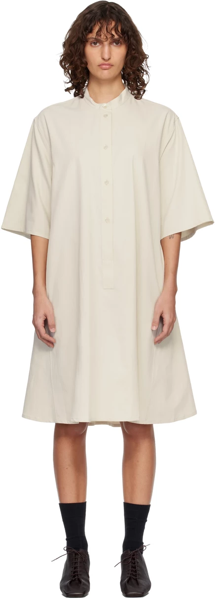 Женское мини-платье Studio Nicholson Twill, костяное