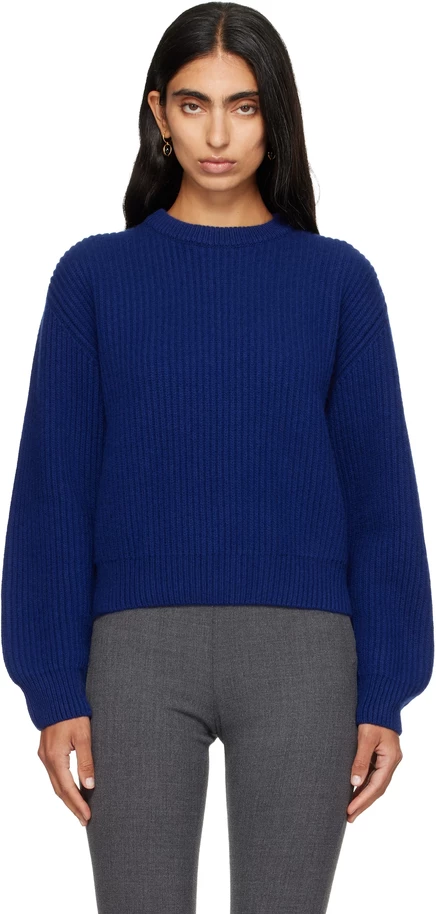 Женский свитер Jil Sander из шерсти, фиолетовый