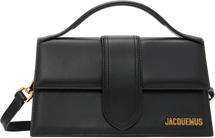 Черная сумка JACQUEMUS Black Les Classiques 'The large Bambino' черного цвета