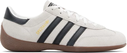 Женские кроссовки adidas Originals Handball, бело-черные с золотом