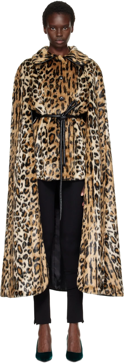 Женское пальто Anna Sui кейп, медовое