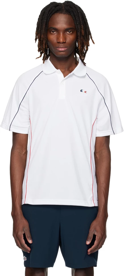 Мужское поло Lacoste French Tennis Team, белое