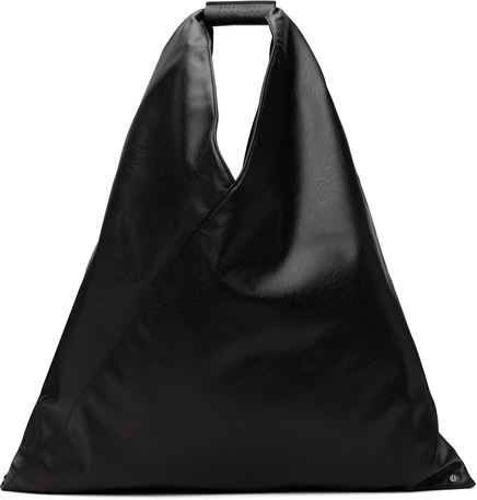 Сумка-шопер MM6 Maison Margiela, треугольная, черная