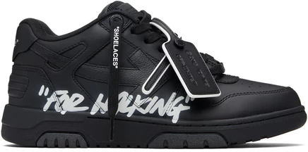 Мужские кроссовки Off-White Out Of Office, черные