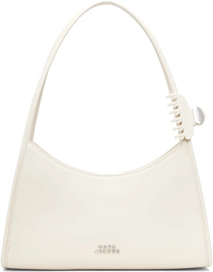 Женская сумка на плечо Marc Jacobs The Glam Claw Clip, белая