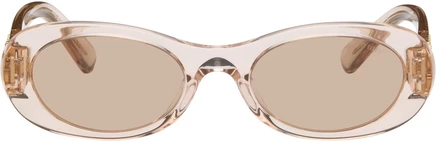 Солнцезащитные очки Miu Miu Glimpse, ореховые