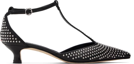 Женские туфли Aeyde Liz Mini Stud на каблуке, черные