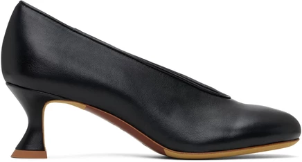 Женские туфли Moschino Duck из кожи, черные