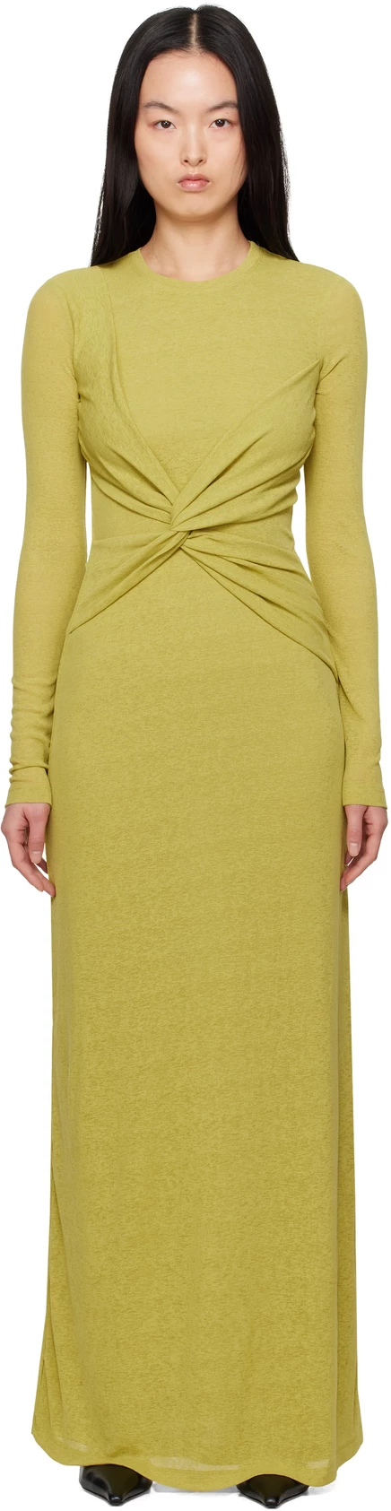 Green Rozal Maxi Dress pistachio