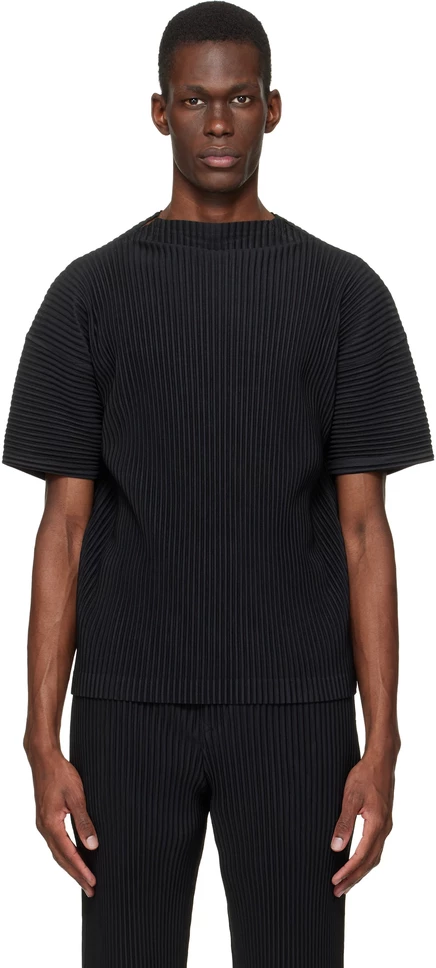 Мужская футболка Homme Plissé Monthly Colors, черная