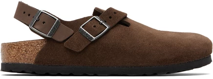 Женские лоферы Birkenstock Tokio узкие, темно‑коричневые