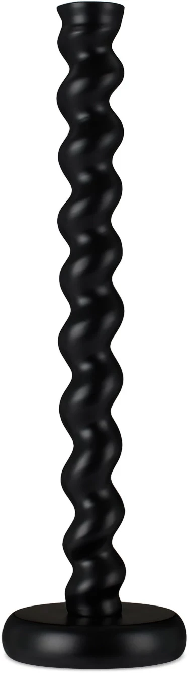 Подсвечник POLSPOTTEN Twister XL, черный