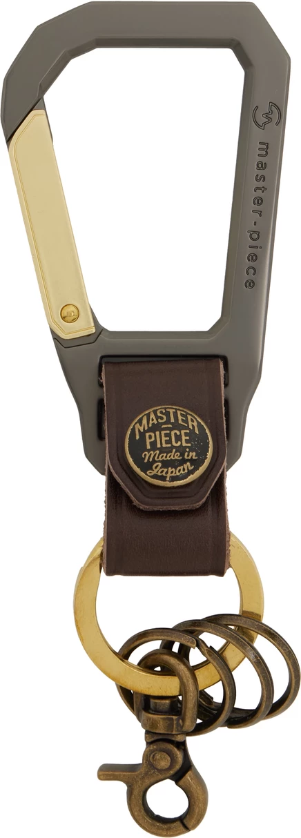 Брелок master-piece Carabiner, шоколадный